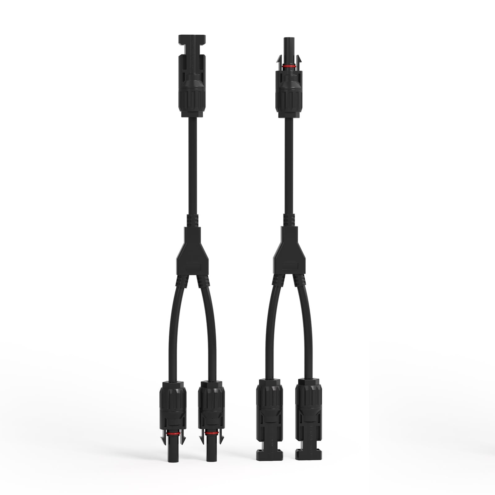 Solar Panel Connectors Parallel Y Branch, MMF+FFM Pair, Weatherproof & Durable