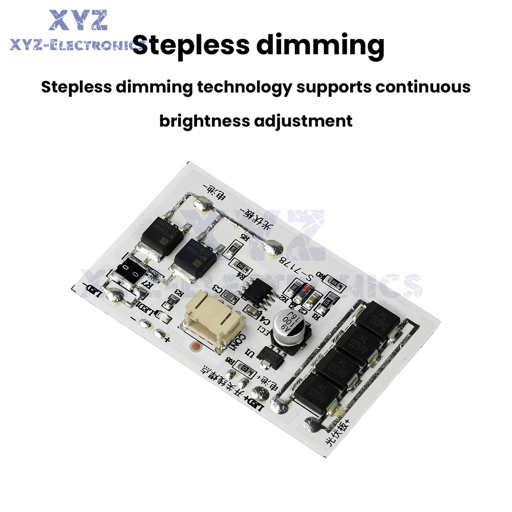 Solar Street Light Controller Circuit Board 3.2V 3.7V 6.4V7.4V Stepless Dimming