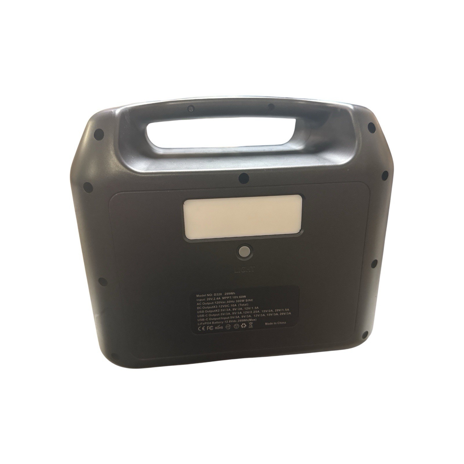4Patriot Power Sidekick D320-299WH Power Bank Generator (without Solar Panel)
