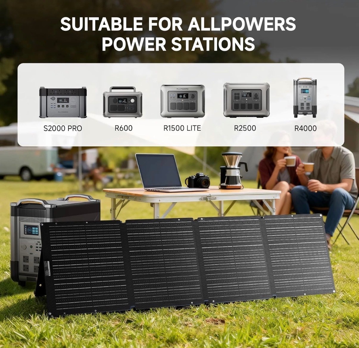 ALLPOWERS 200 watt solar panel