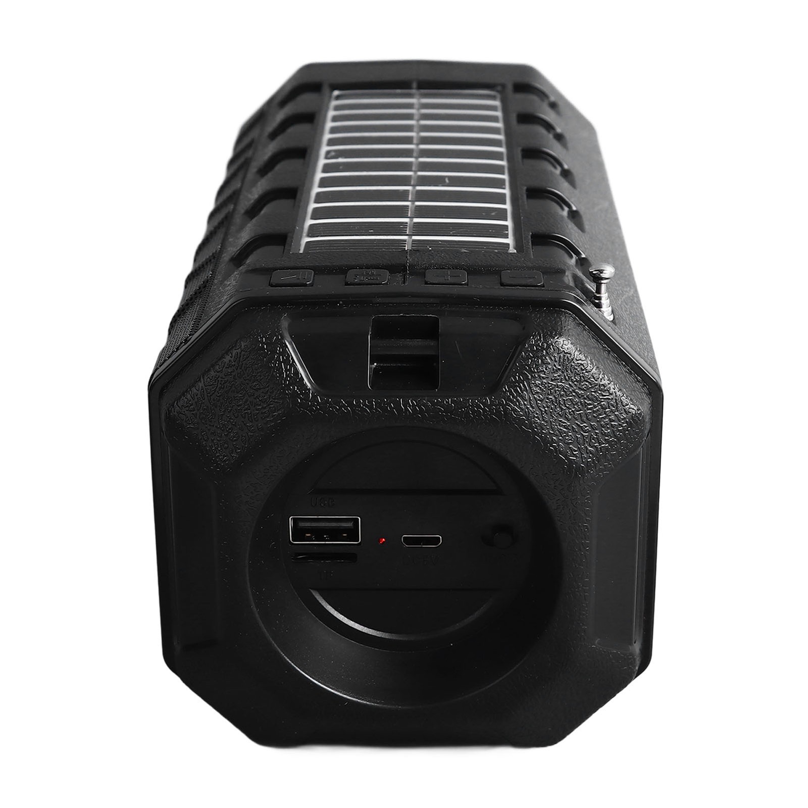 Solar Bluetooth Speaker Solar Panel Waterproof 1200mAh Bright Flashlight Ra GTYX
