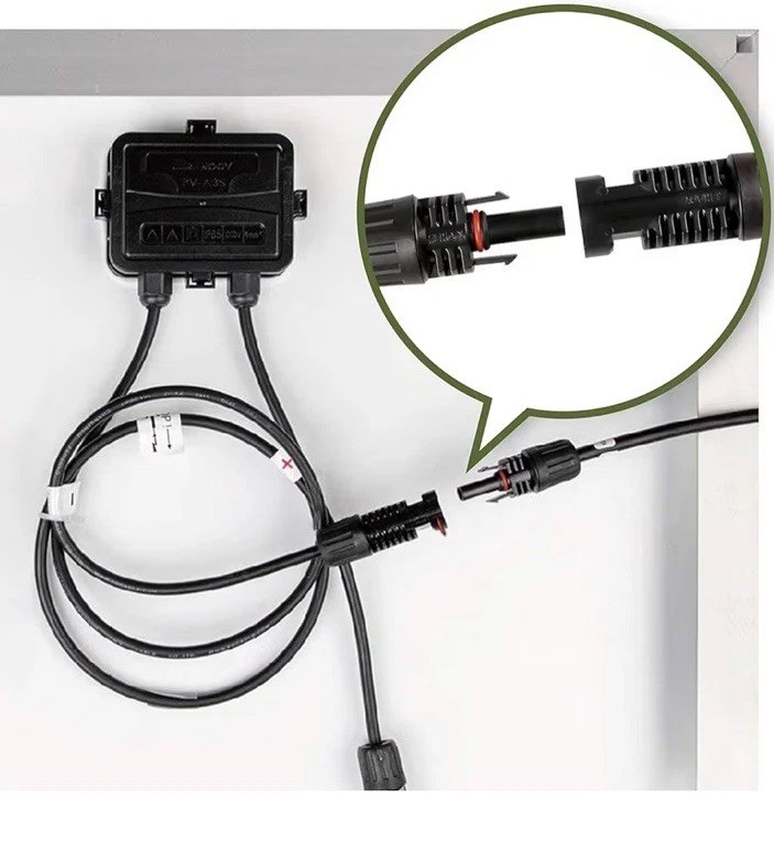 HQST 20Ft 10 AWG Adaptor Kit Solar Cable with Female and Male Connectors(1 Pair)