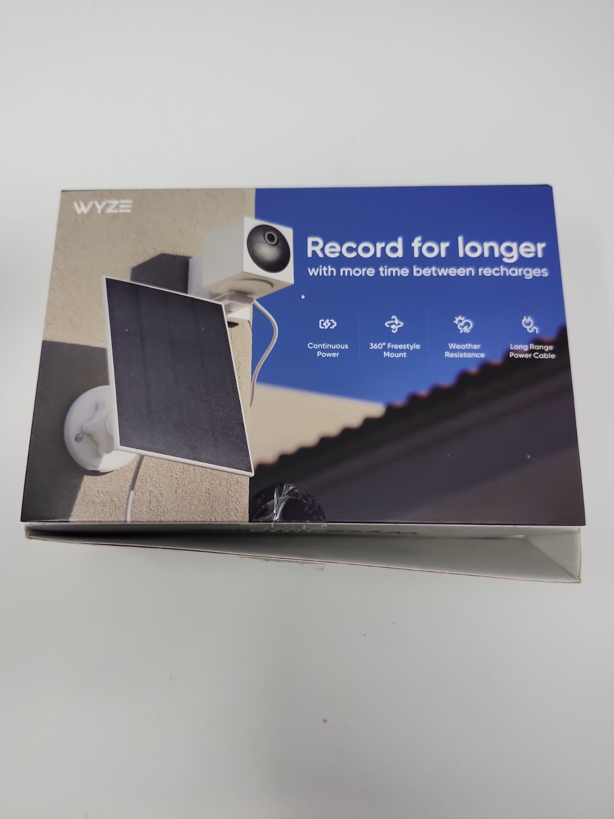 Wyze WSP2W Outdoor Security Camera Solar Panel White