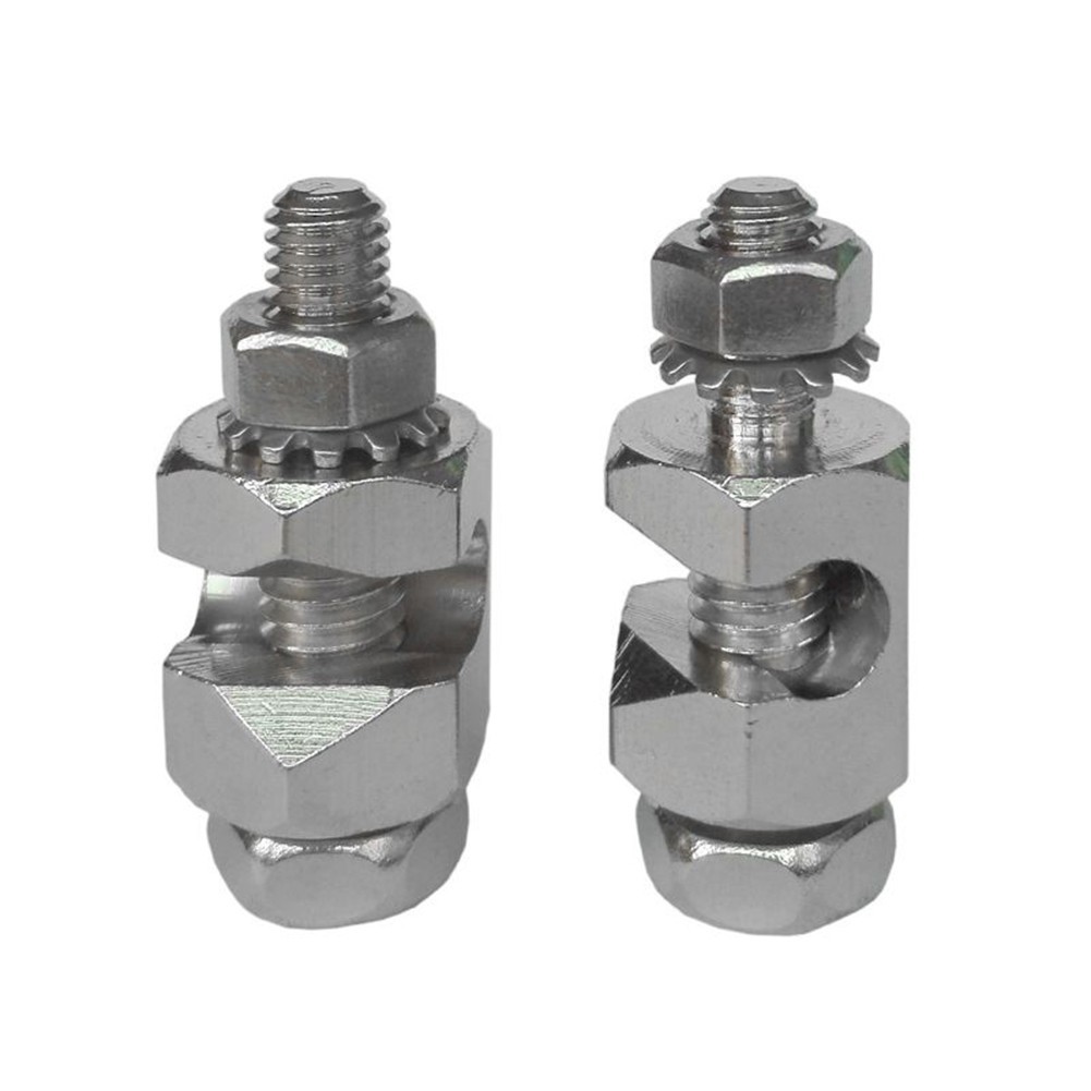 2X Solar Grounding Lug Solar Panel Fasteners Wire Clip Protection Grounding