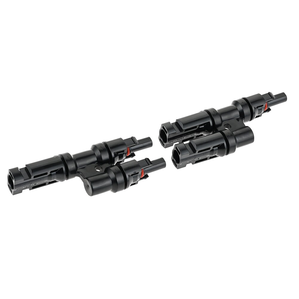 T Branch Solar Panel Connectors Solar Waterproof Adapter Cable 2 to 1 MMF+FFM