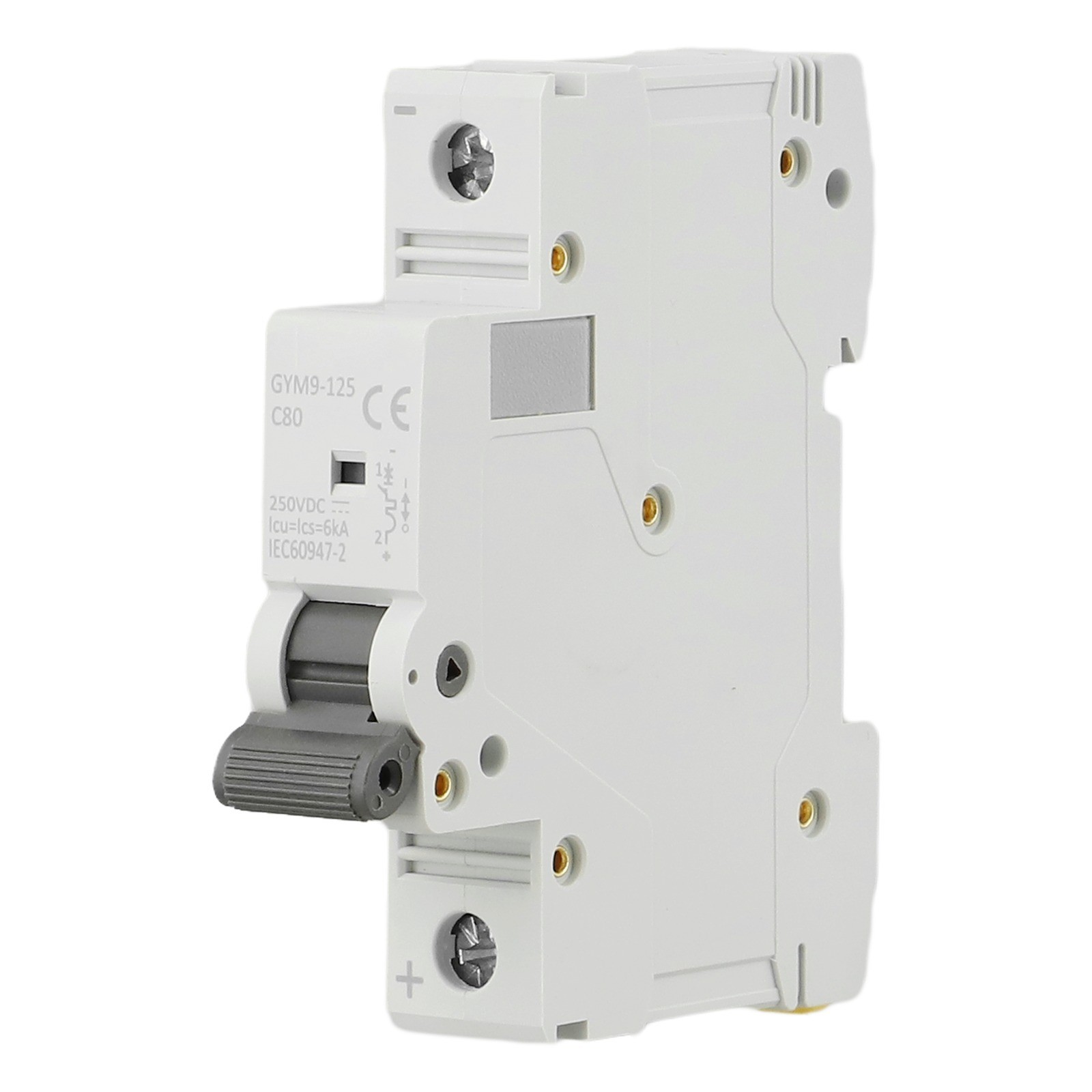 Flame Retardant ABS 1P DC Circuit Breaker with Short Circuit Protection