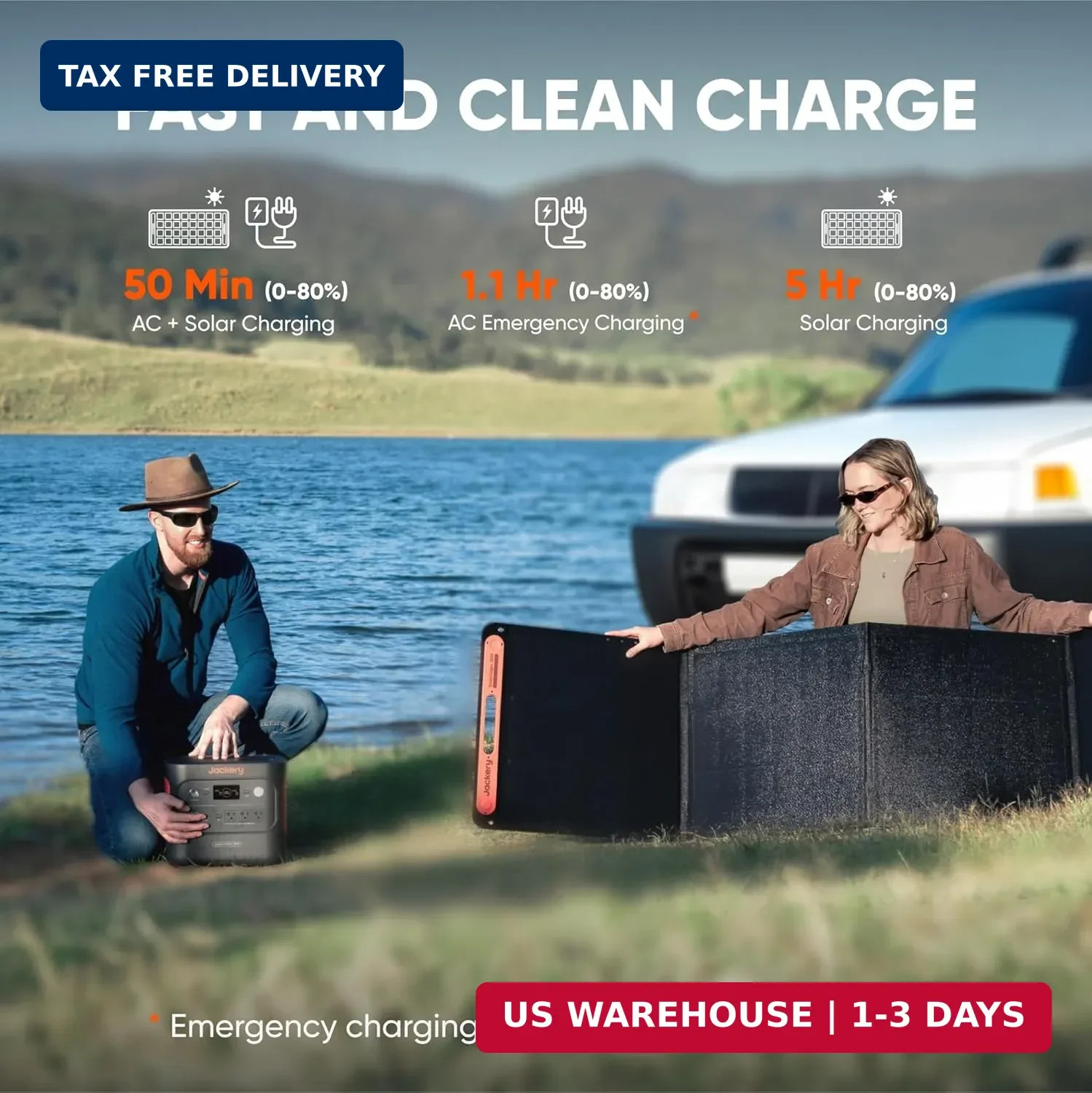 Jackery Explorer 2000 v2 Portable Power Station, 2042Wh LiFePO4 Home Backup Batt