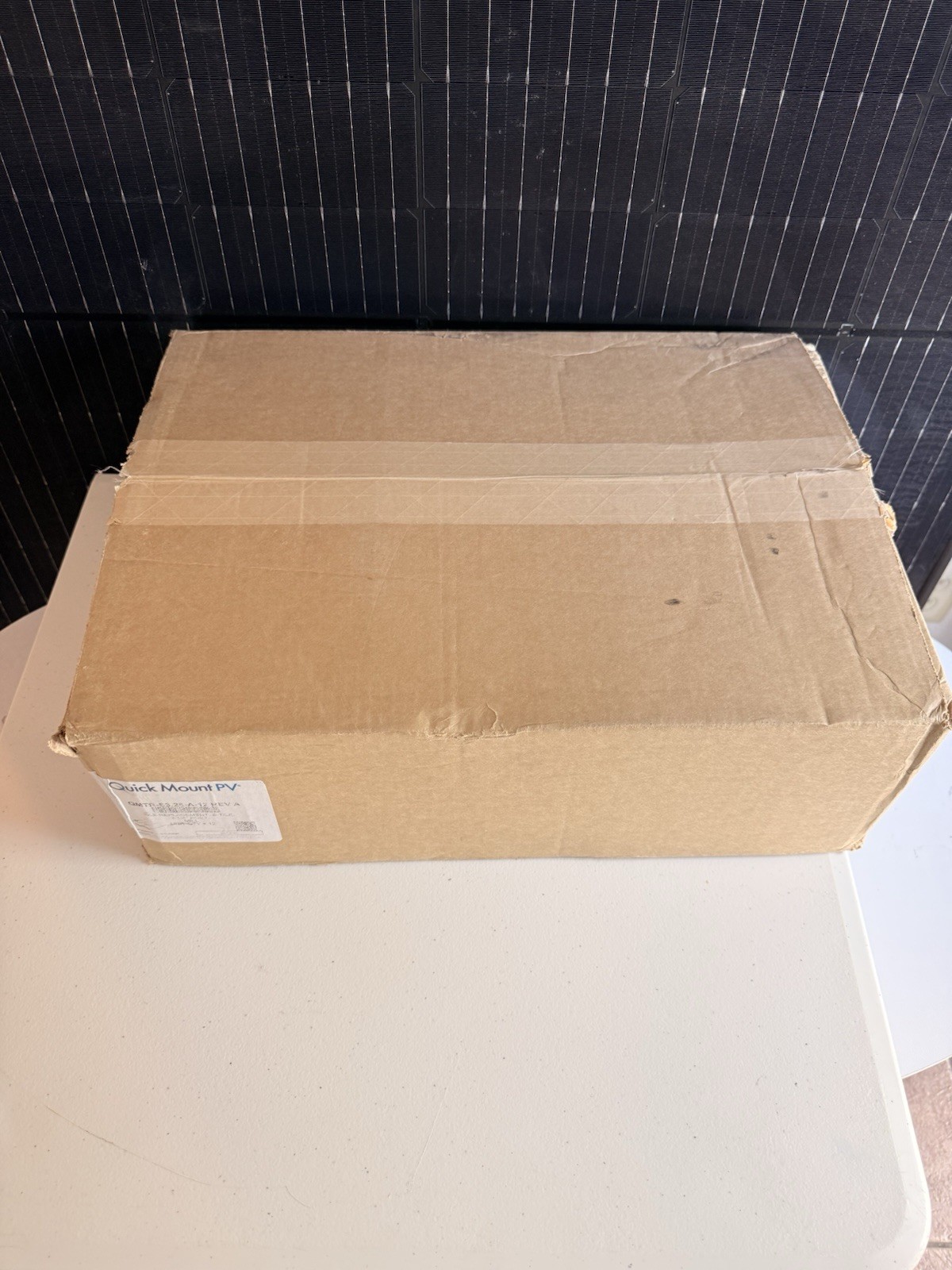 Quick Mount PV QMTR-S3.25-A-12 Rev A, Tile Replacement, S-Tile, 3-1/4”. Qty 12