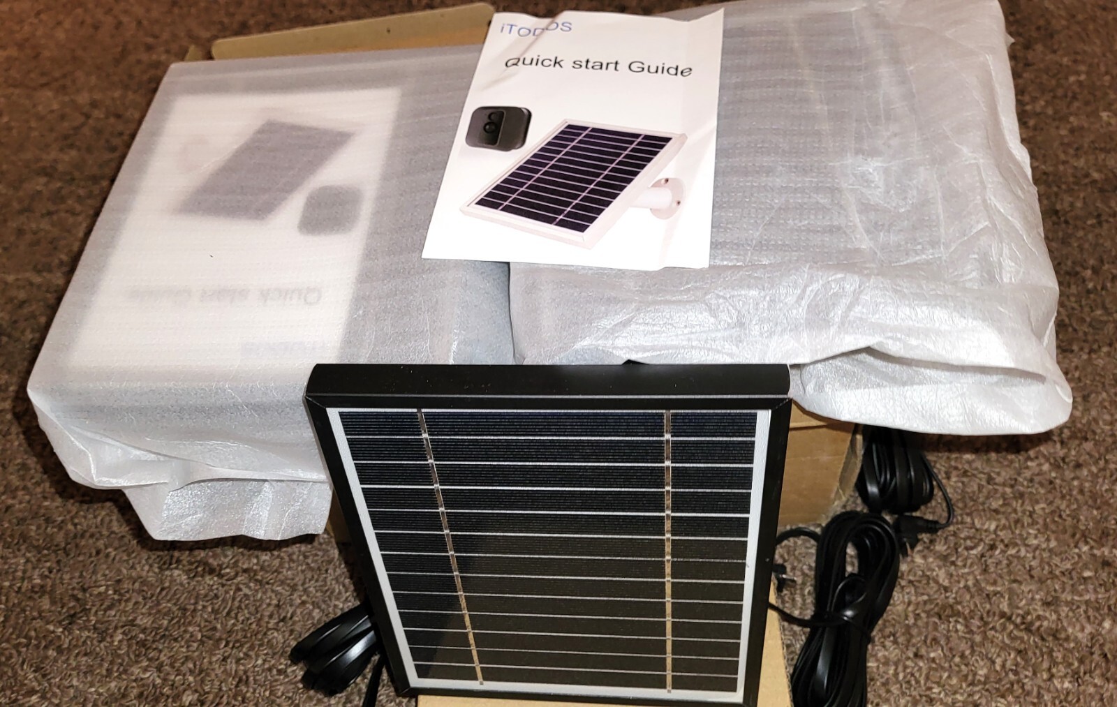 iTODOS 3 Pack Solar Panel for Blink XT & Blink XT2 and Others (New Open Box)