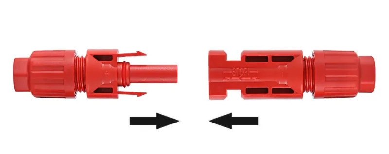 1 Pair PV Connector TUV Approved 1000V DC 35A Male Female For 2.5–6mm² Cable