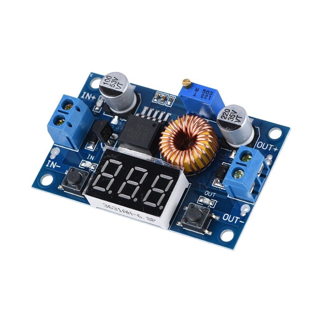 XL4015 LED 5A DCDC Voltage Step Down Reduce Converter Volt meter With Display