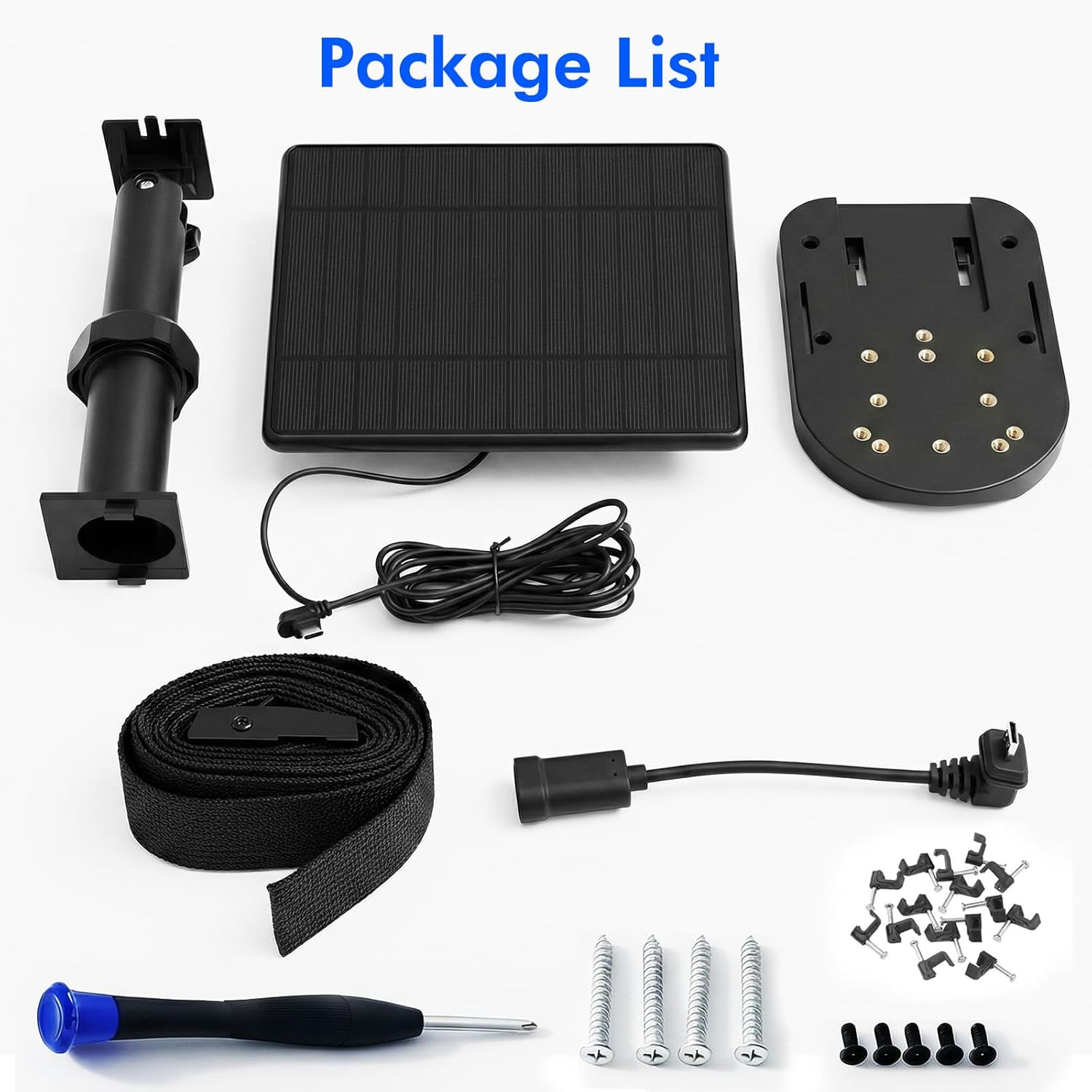 6W Solar Panel Charging Mount Compatible with Blink Outdoor 4 (4Th Gen)/2K+/Outd