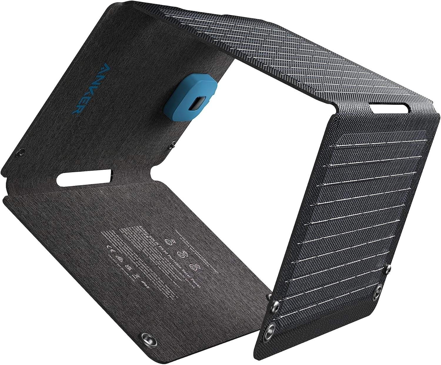 Anker Solix PS30 Solar Panel, 30W Foldable Portable Solar Charger, IP65 Water an