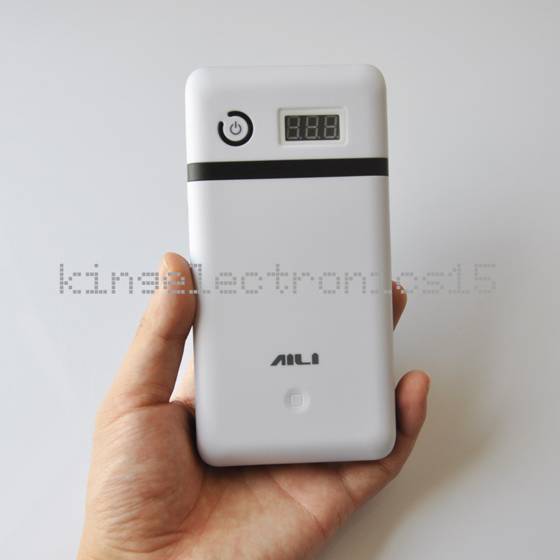 5V 12V 21V 3.3A Mobile Power Bank Battery Charger White For Laptop Iphone