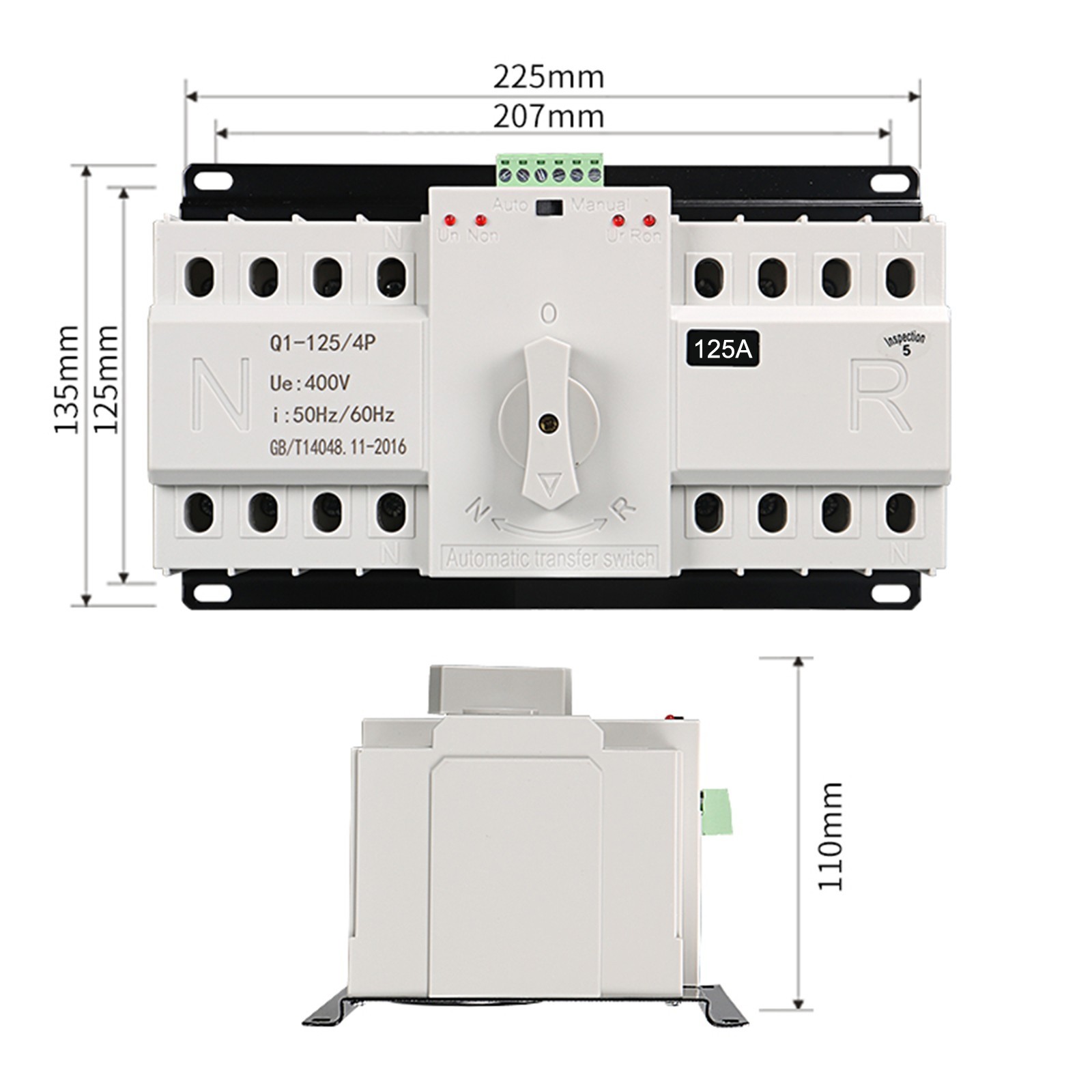 Versatile 2P4P three phase diverter switch Suitable for various applications