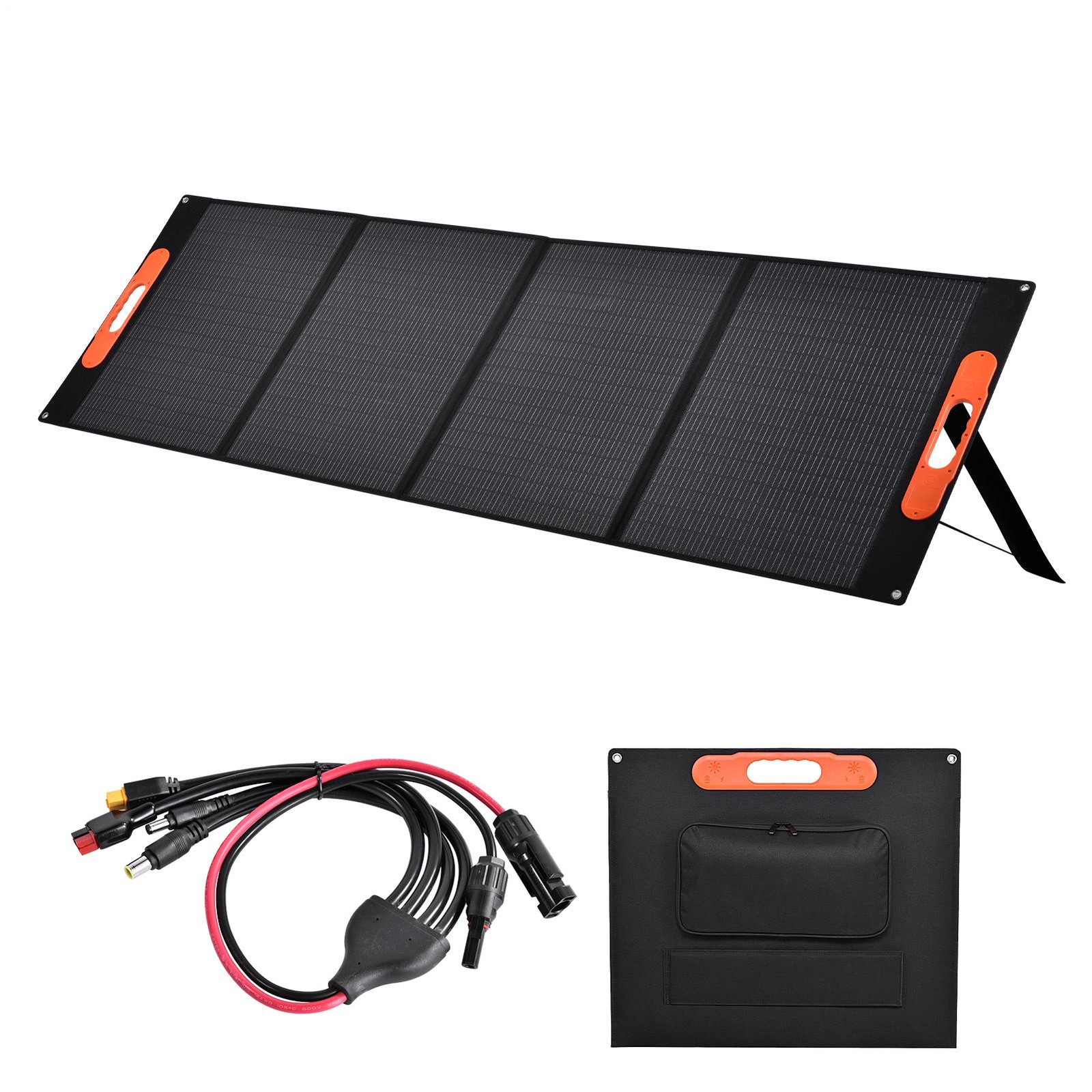 200/400W Foldable Monocrystalline Solar Panel Type-C/USB For Camping Portable