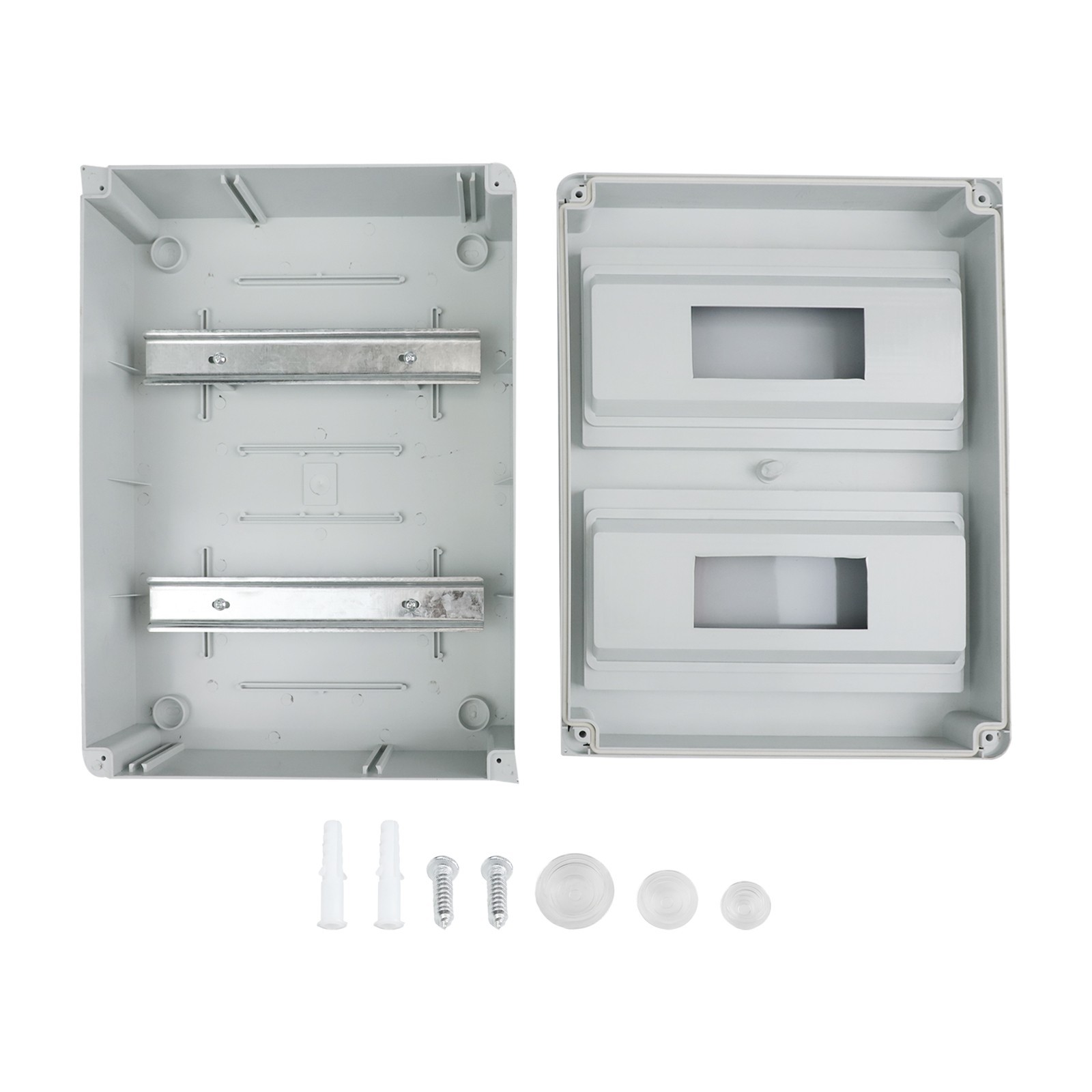 Assured ABS Plastic Distribution Box Featuring a Total of 24 Circuits Available