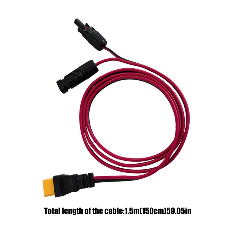 1.5m XT90 Photovoltaic Cable for Daily Solar Charging Work Use