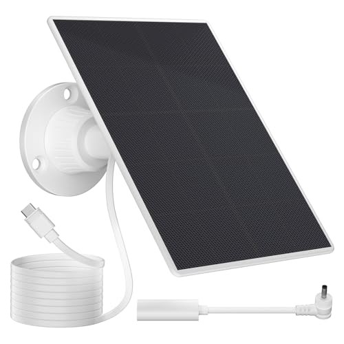 Solar Panel Charger Compatible with Ring Camera, Spotlight Cam Plus/Pro, Stick