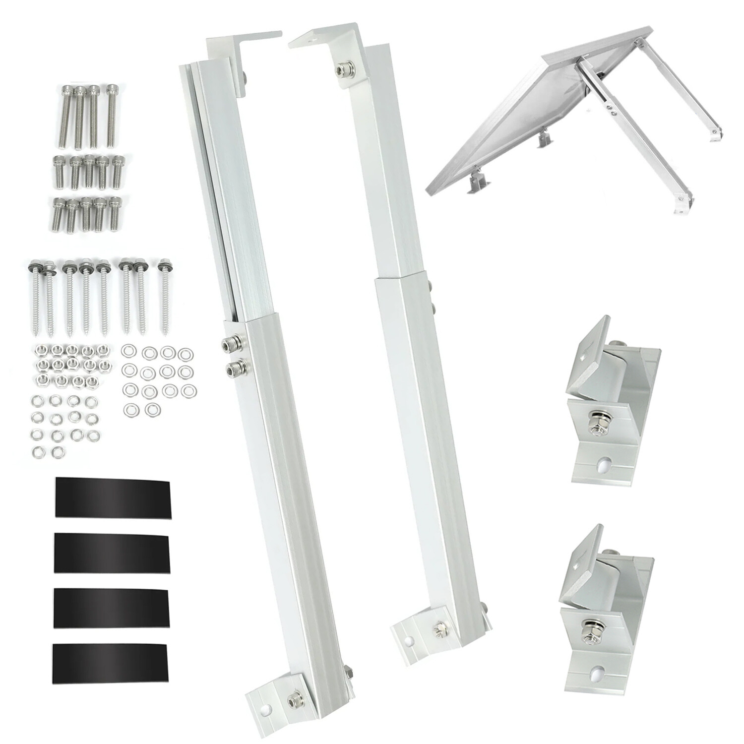 Adjustable Solar Panel Mount Brackets For RV Roof Boat Shed Any Flat Surface