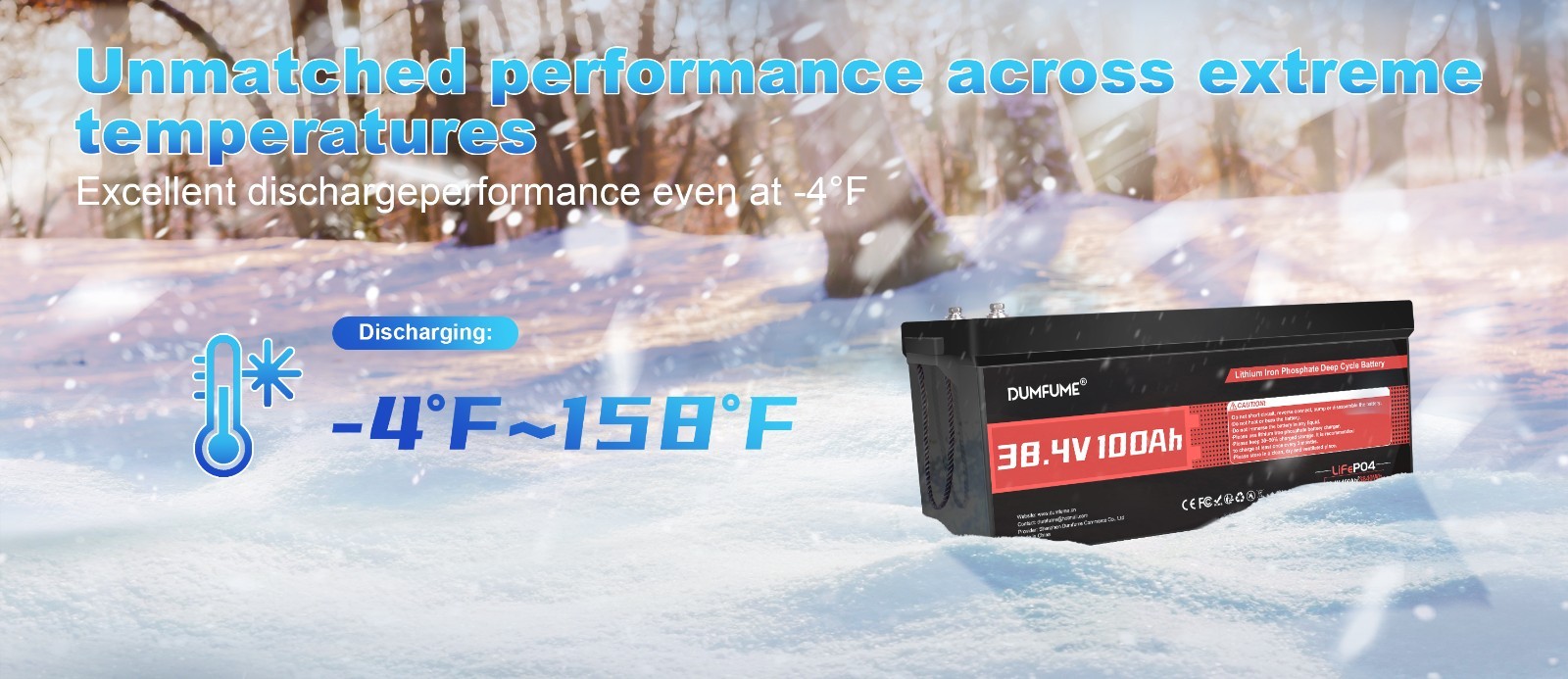 36V 100Ah LiFePO4 Lithium Battery 200A BMS 15000 Cycles For Golf Cart Off-grid