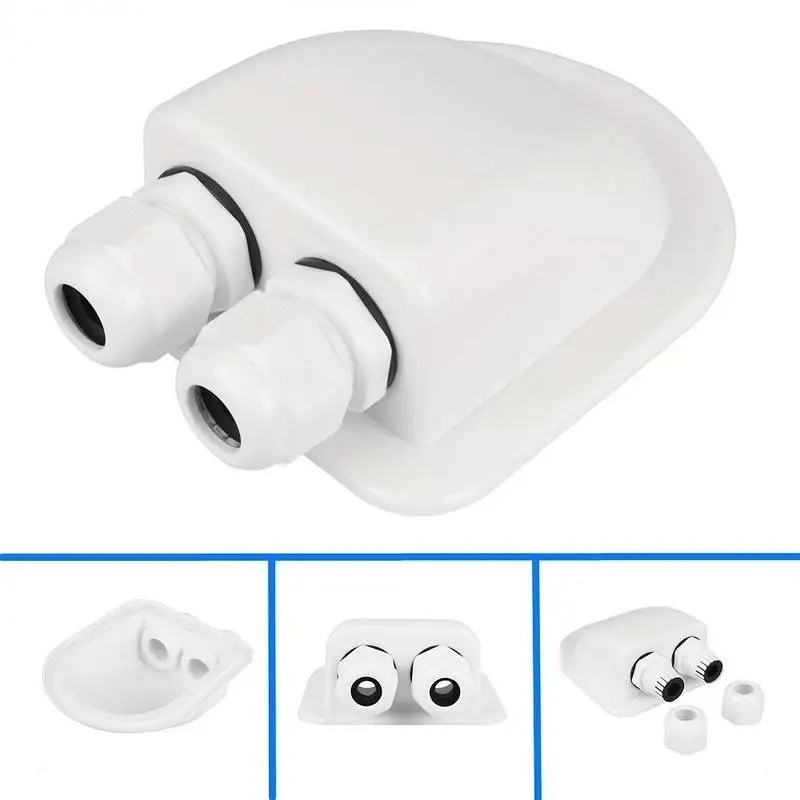 Double Wire Entry Gland Box Solar Panel Roof Wire Entry Gland Box Cable Motorhom