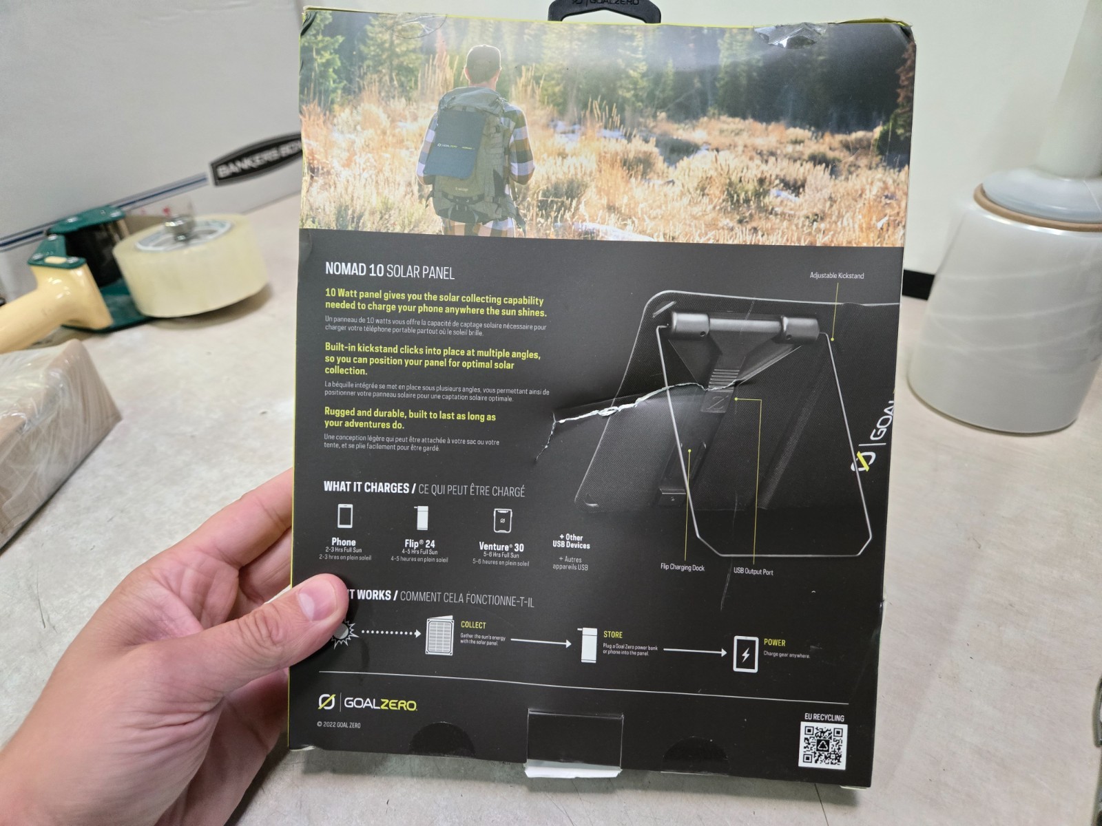 Goal Zero 11900 Nomad 10 Solar Panel Still factory sealed!