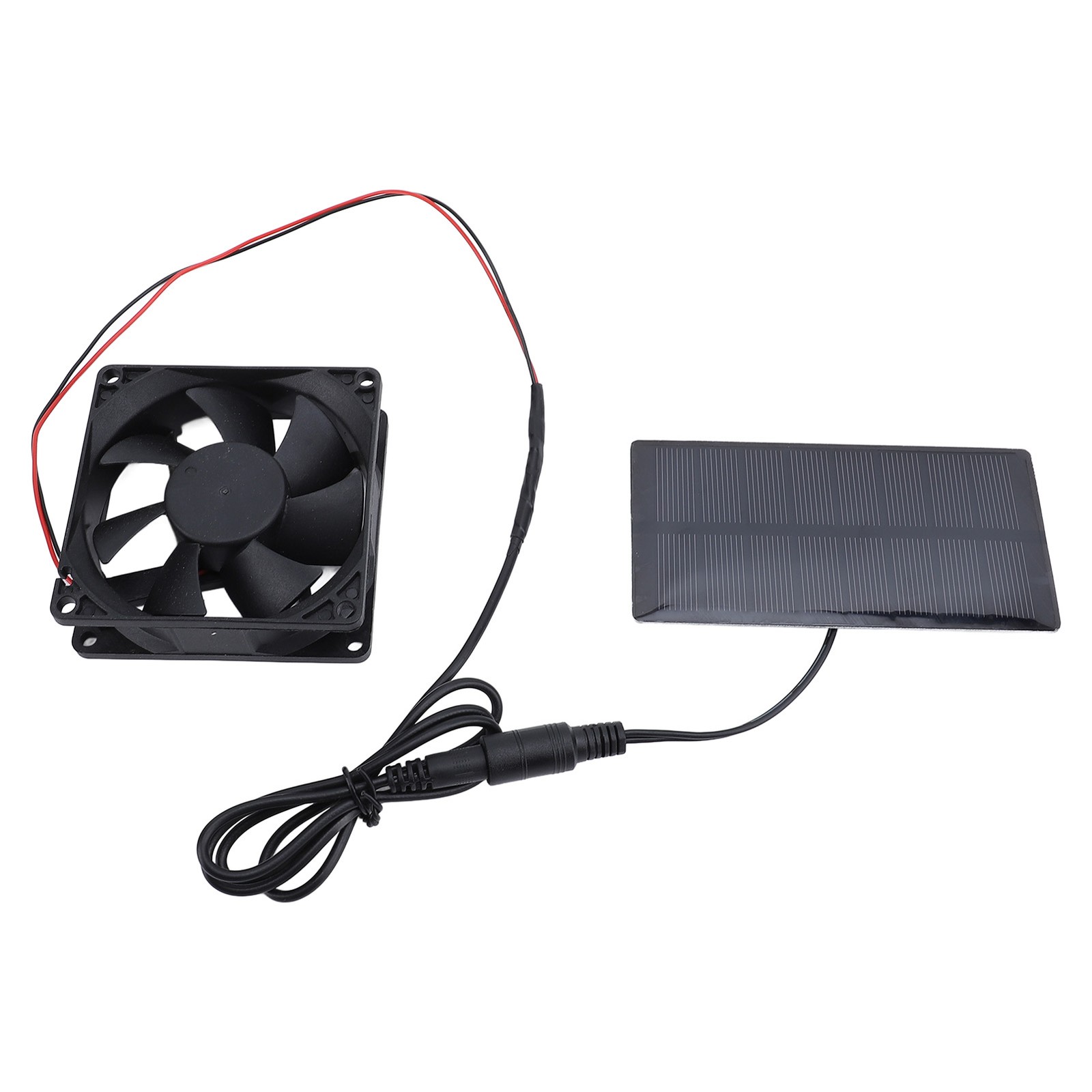 0.8W 4V Solar Panel Fan Kit Efficient Cooling For Greenhouses Easy To Use