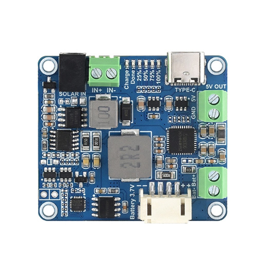 Solar Manager Module+Battery Case MPPT Supports 6V-24V Solar Panel Type-C3333