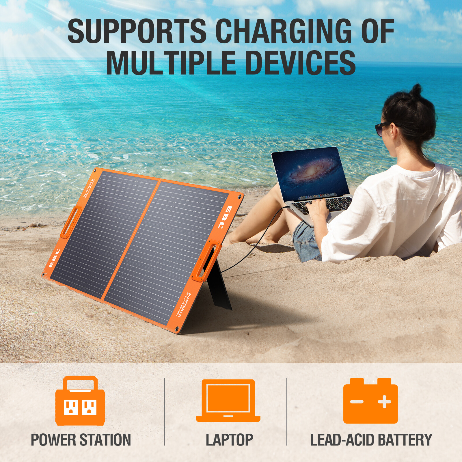 New Portable Power Station 200W/500W/1000W Solar Generator / Solar Panel