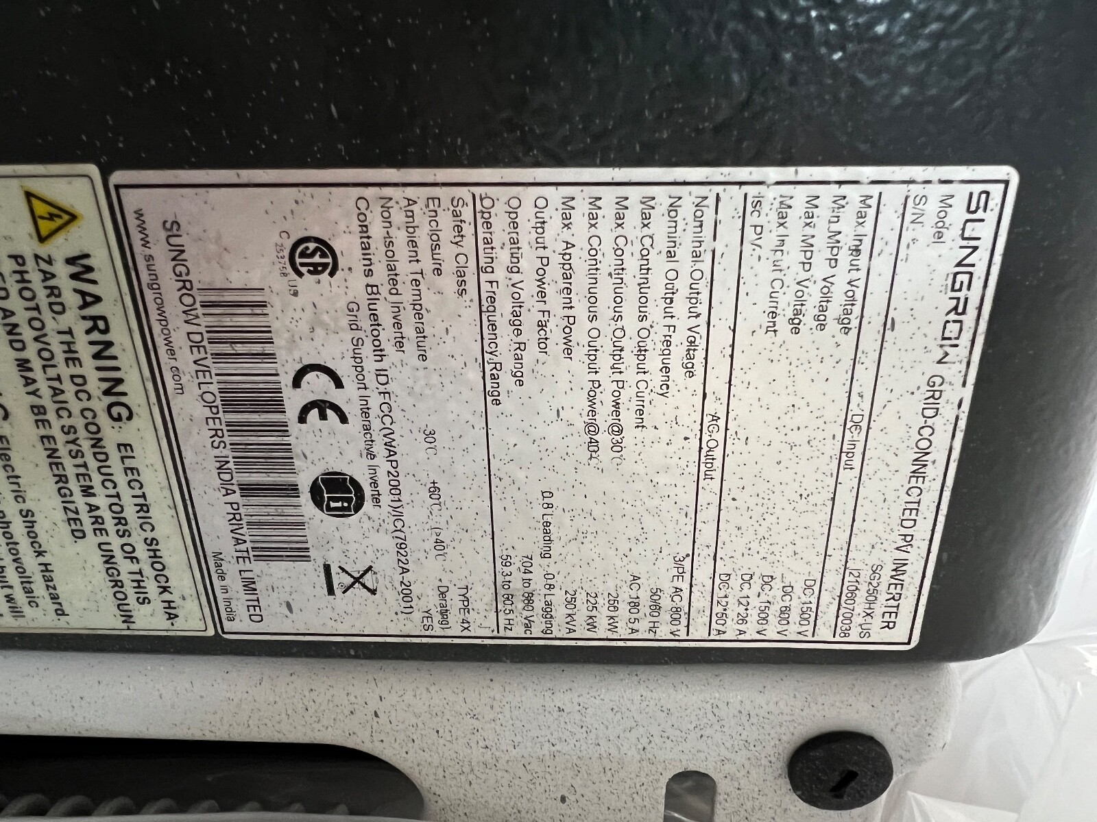 Sungrow SG250HX Inverters for Solar (2)