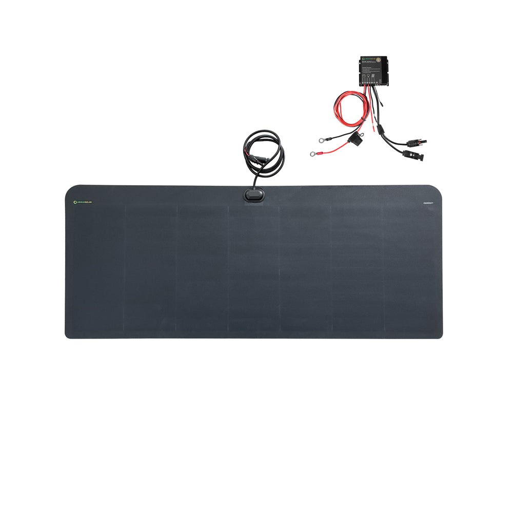 Lensun 110W Hood Flexible Solar Panel for Ford Cargo Van E250 E350 E450 Best