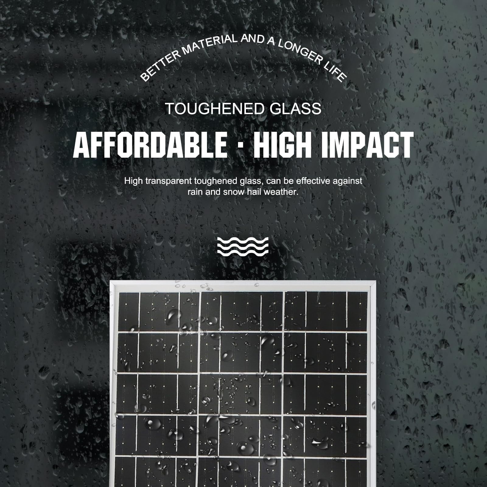 ECO-WORTHY Solar Panel 25W 18V Monocrystalline Waterproof Panel for Charging …
