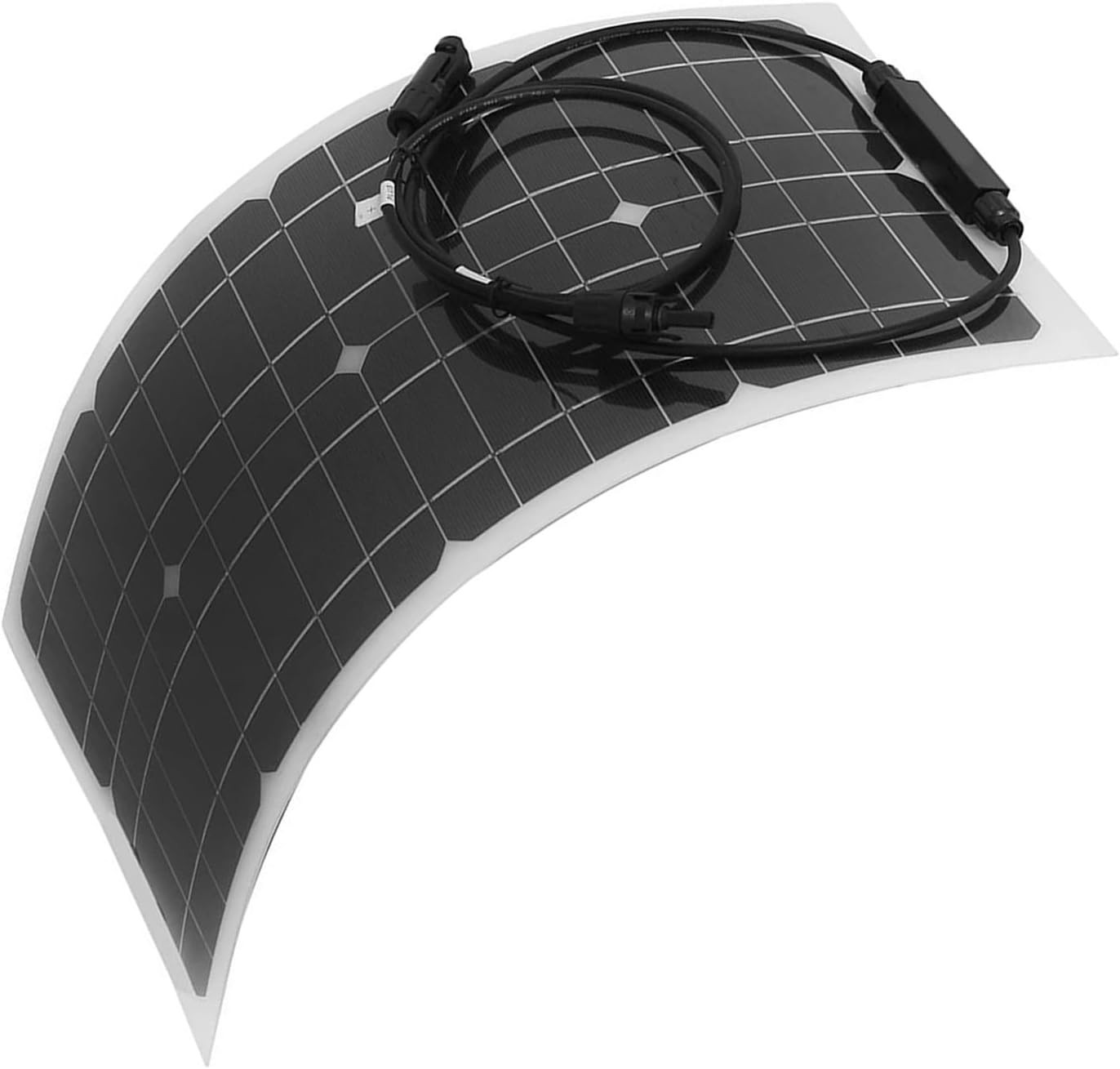 FECAMOS 100W Portable Flexible Solar Panel RV Camping Lightweight Rooftop Car