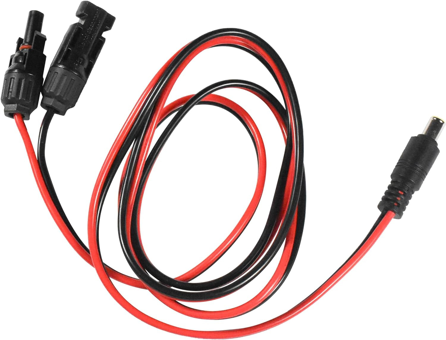 HQRP Solar Charging Cable to DC7909 Plug, Solar Connector to DC8mm Adapter Cable
