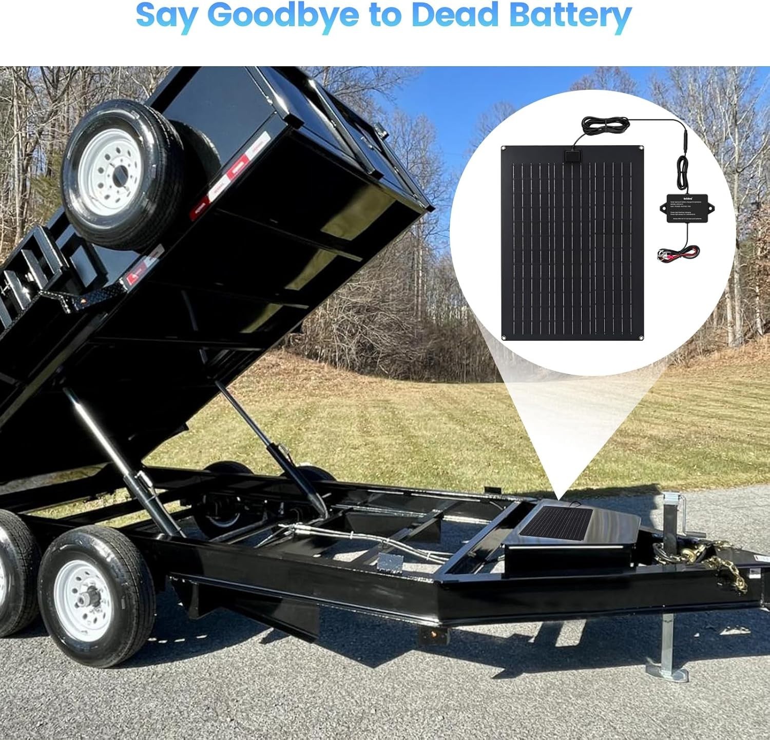 NEW 20W Solar Battery Charger Maintainer Panel Kit 12V Lead Acid Waterproof