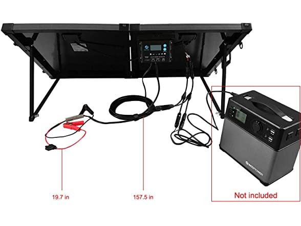 ACOPOWER 100W Portable Solar Panel ProteusX Kit