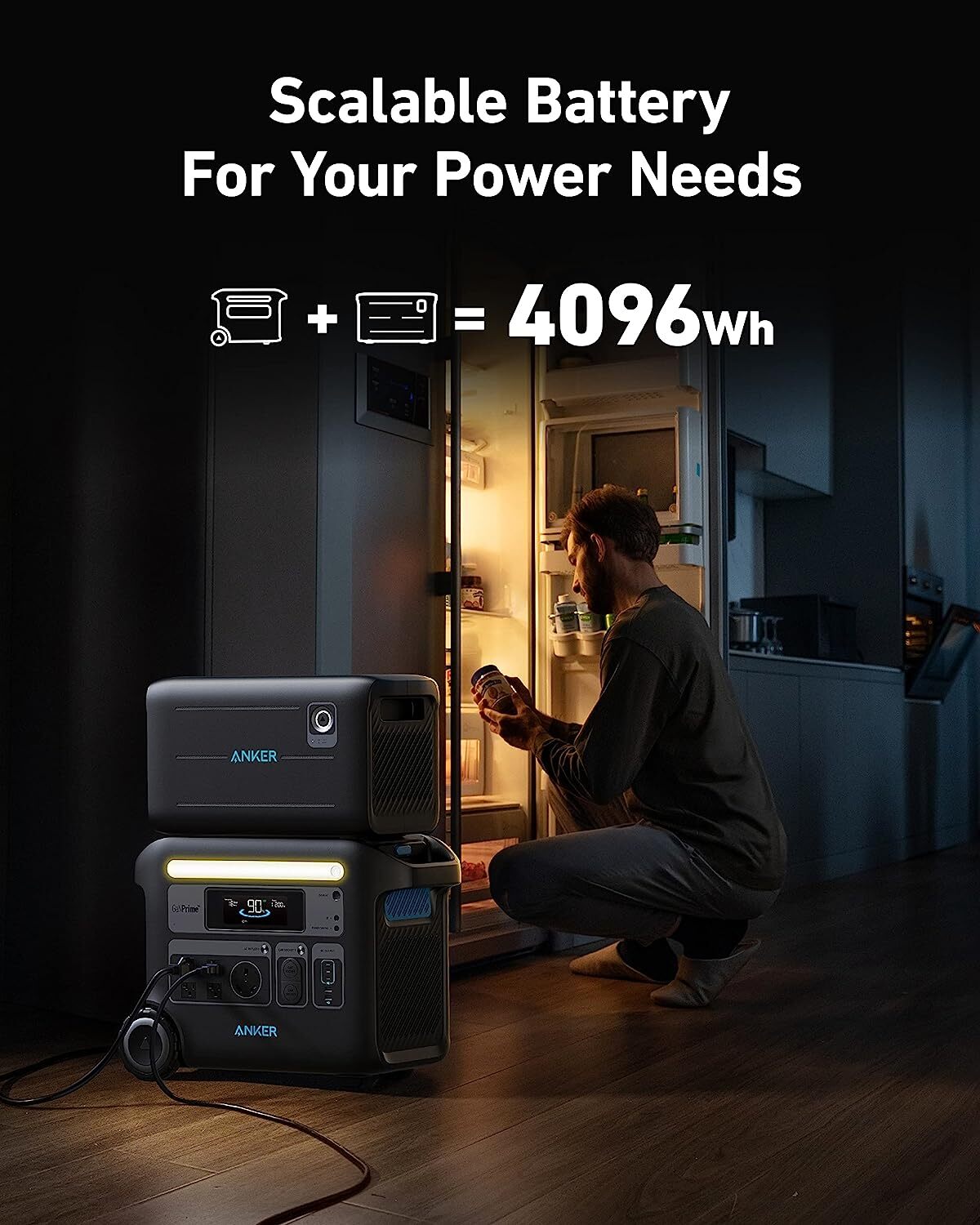 Anker SOLIX F2000 Portable Power Station 2400W Solar Generator 2048Wh |Refurbish