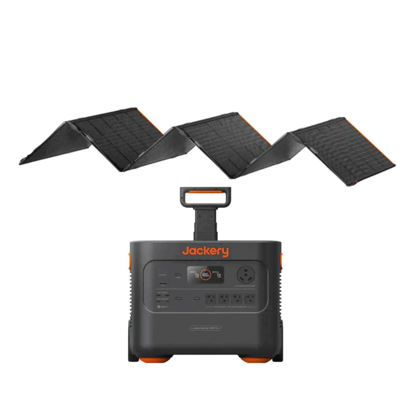 Jackery E2000 Plus + SolarSaga 500W-Ships to PR HI AK Guam Saipan-Trusted Seller
