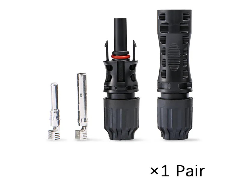 1 Pair PV Connector 1500VDC 35A Male Female Panel For Solar Kits 2.5-6mm² Cable