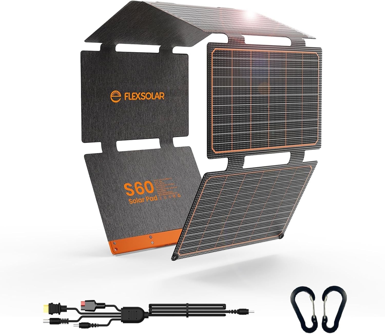60W Monocrystalline Solar Panel – Portable & Efficient Power Solution for Travel