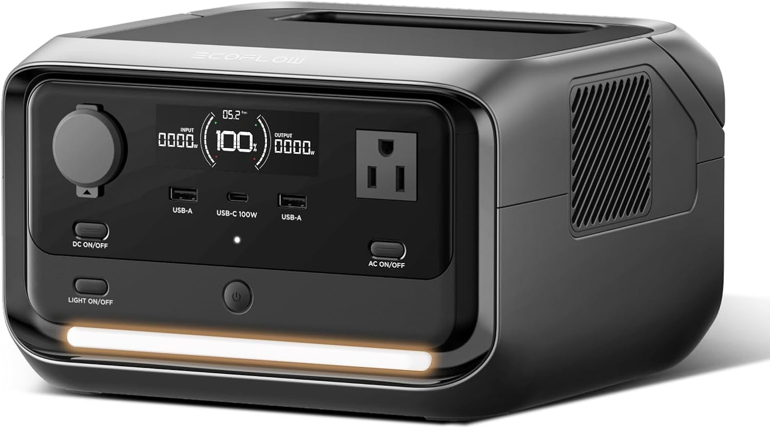 RIVER 3 Plus Portable Power Station – 286Wh, 1200W, Expandable Solar Generator