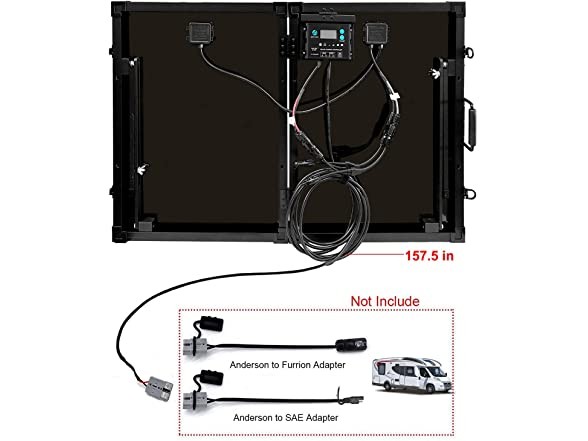 ACOPOWER 100W Portable Solar Panel ProteusX Kit