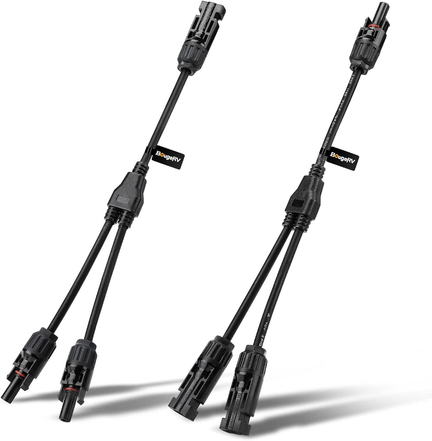 Solar Panel Y Branch Cable Conection Waterproof Adapter Conector (M/FF and F/MM)