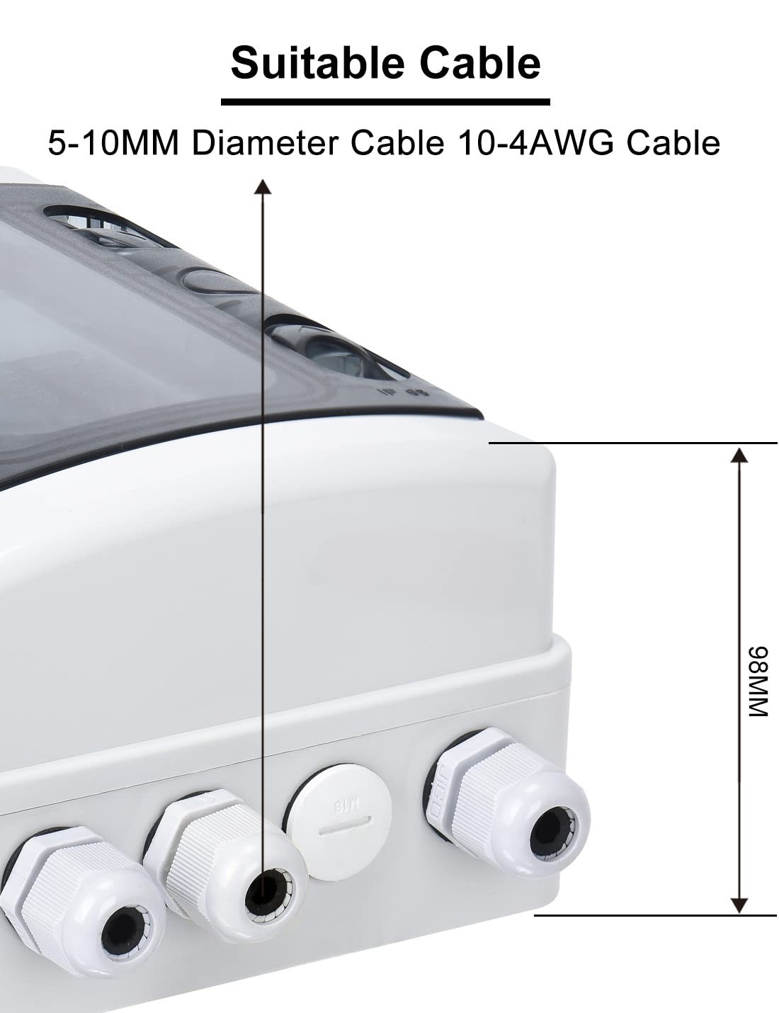 Solar Panel Disconnect Switch with PV Surge Protector, RV Breaker Box, 40 Amp…