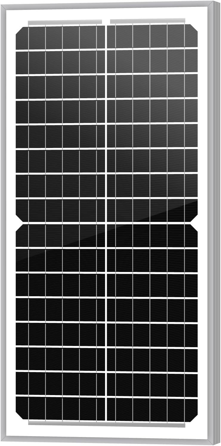 ECO-WORTHY 10W Solar Panel 10 Watt 12 Volt Pv Solar Module,Solar Cell Panel