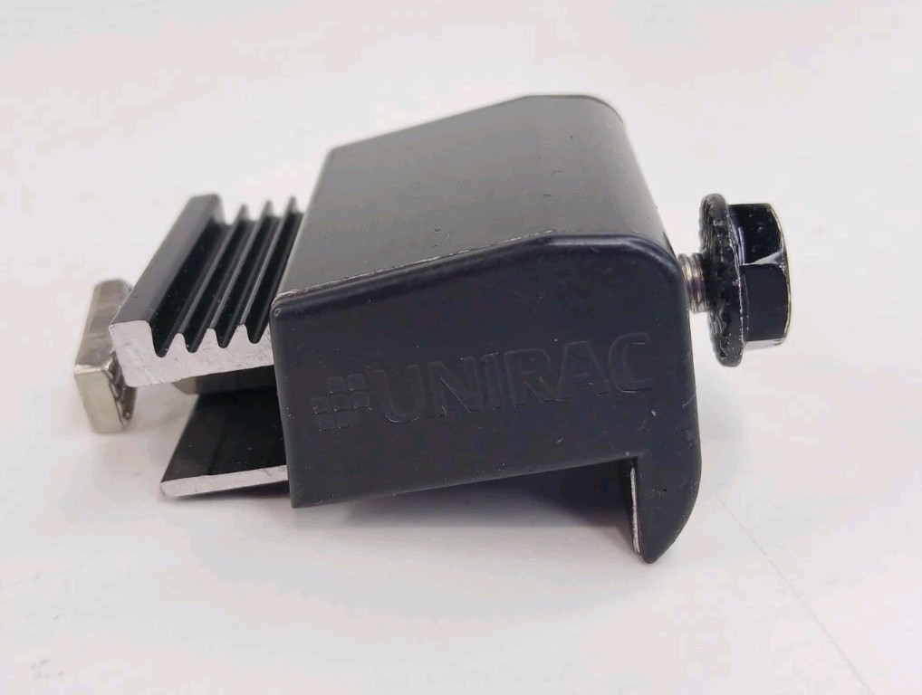 Lot of 4 UniRac Solar Mount End Clamps AF 30-46mm Dark Finish 302050D