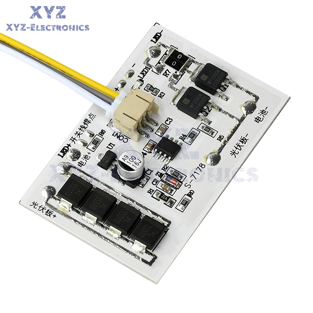 Solar Street Light Controller Circuit Board 3.2V 3.7V 6.4V7.4V Stepless Dimming