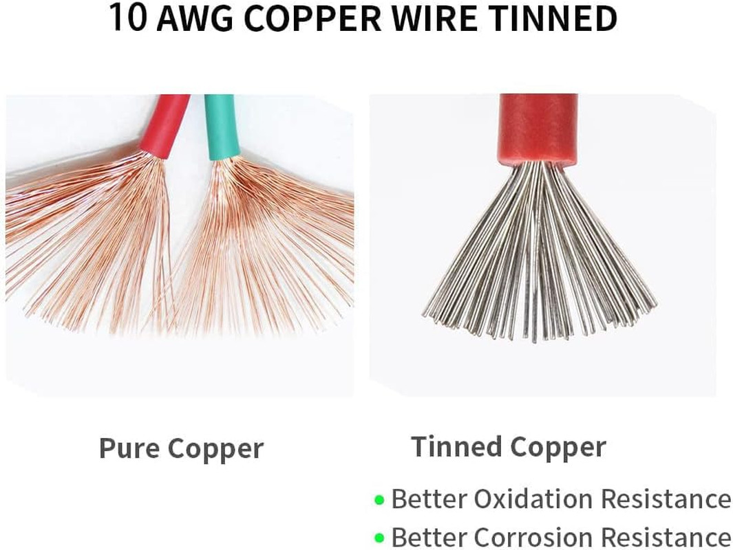 10AWG SAE to XT60 Connector Extension Cable,With 15A Protection Fuse for Safety,