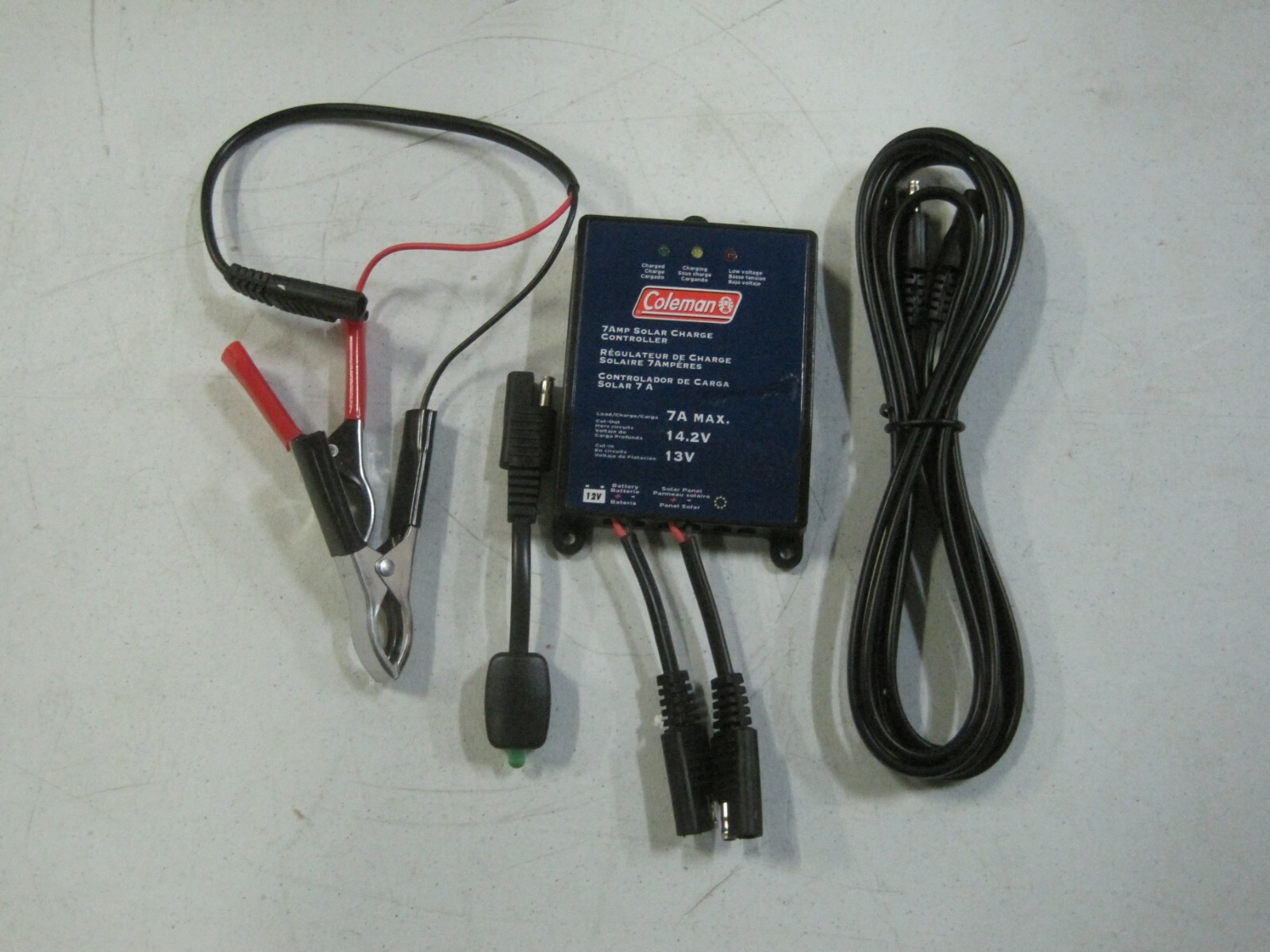 COMPLETE COLEMAN KIT 40w 40 Watts Crystalline Solar Panel Kit 12v Battery